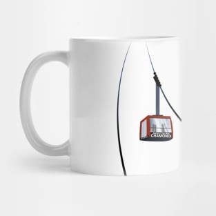 Chamonix Aiguille du Midi cable car Mug